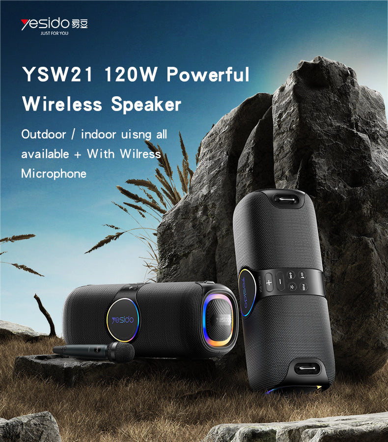 SPEAKER YESIDO YSW21 BLACK