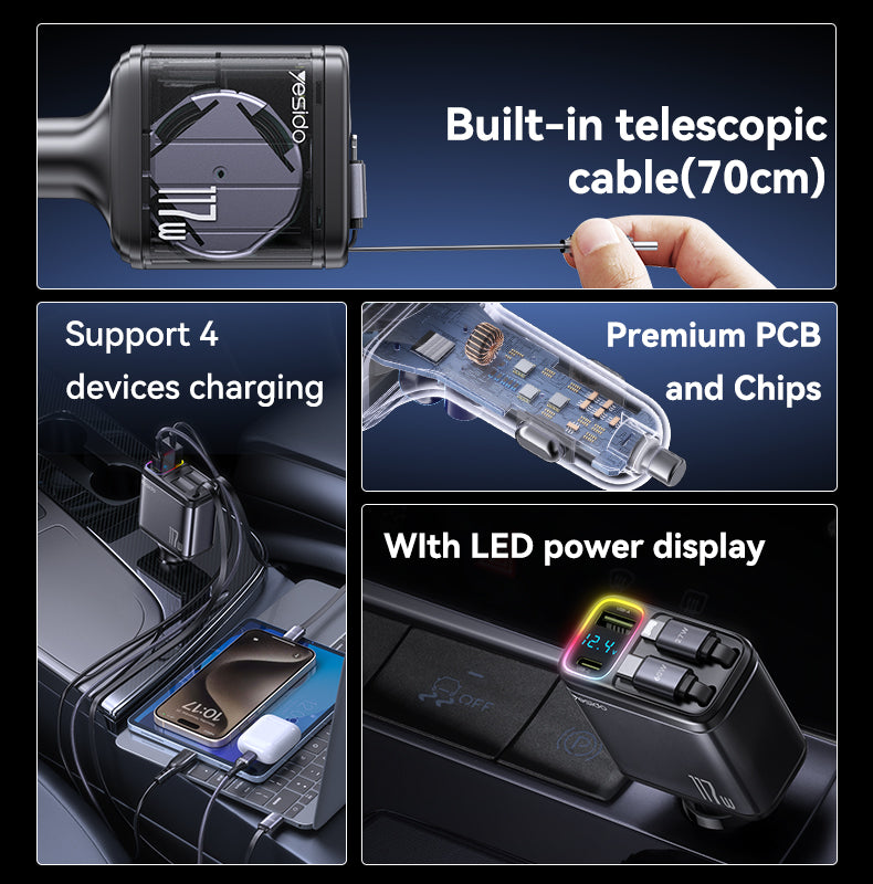 117W car charger Y63