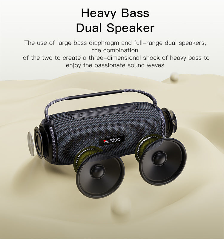 SPEAKER YESIDO YSW11 BLACK