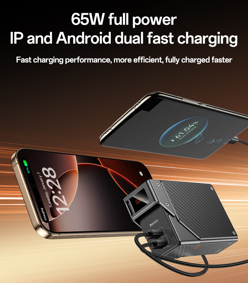 Power bank YESIDO YP76 BLACK