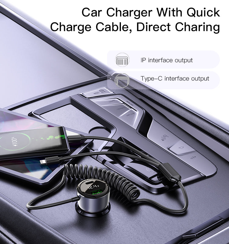 Car charger YESIDO Y58 BLACK