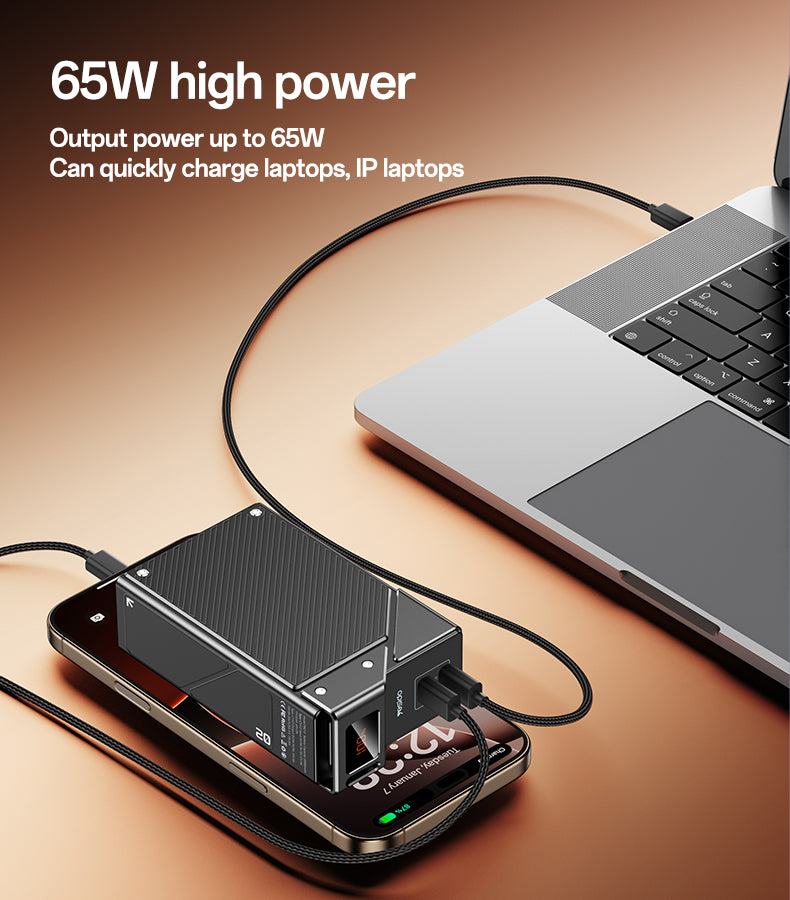 Power bank YESIDO YP76 BLACK