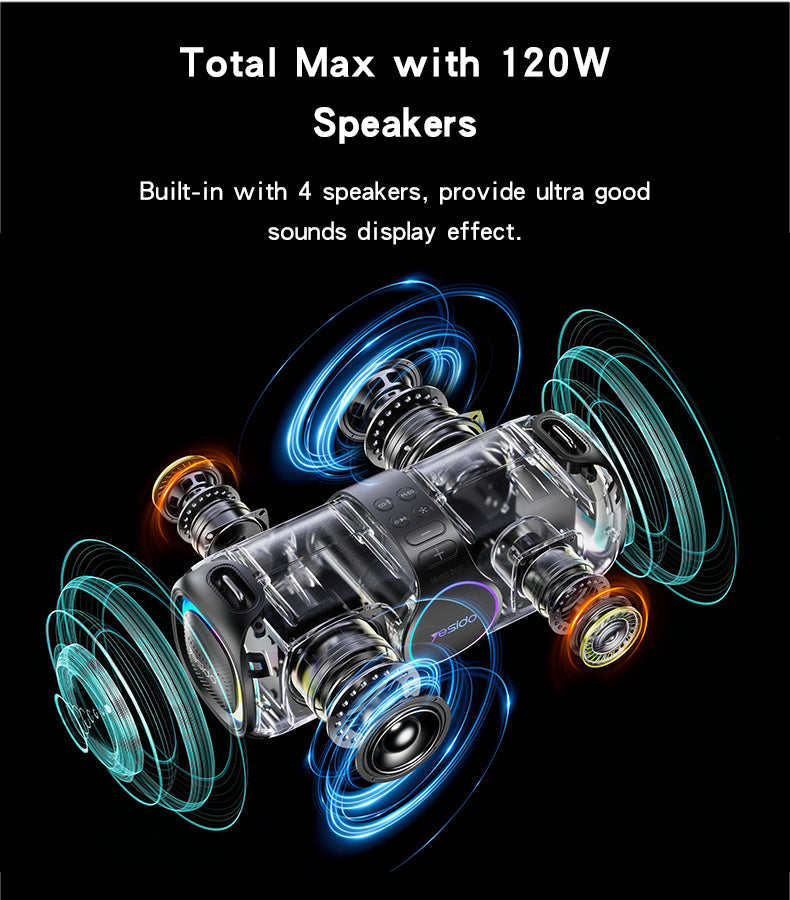 SPEAKER YESIDO YSW21 BLACK