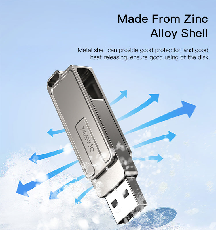 2 in 1 Type-C, USB-A adapter memory stick FL17