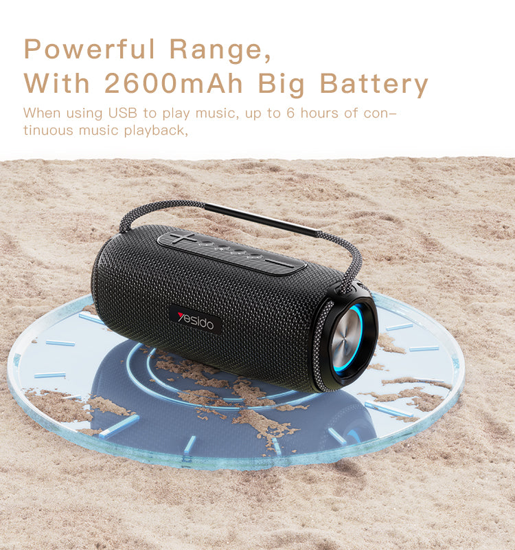 SPEAKER YESIDO YSW11 BLACK