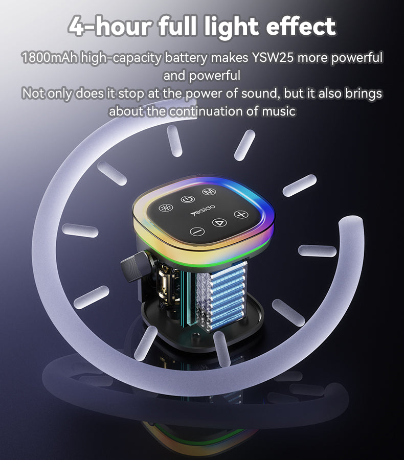 SPEAKER YESIDO YSW25 BLACK