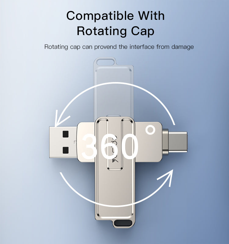 2 in 1 Type-C, USB-A adapter memory stick FL17