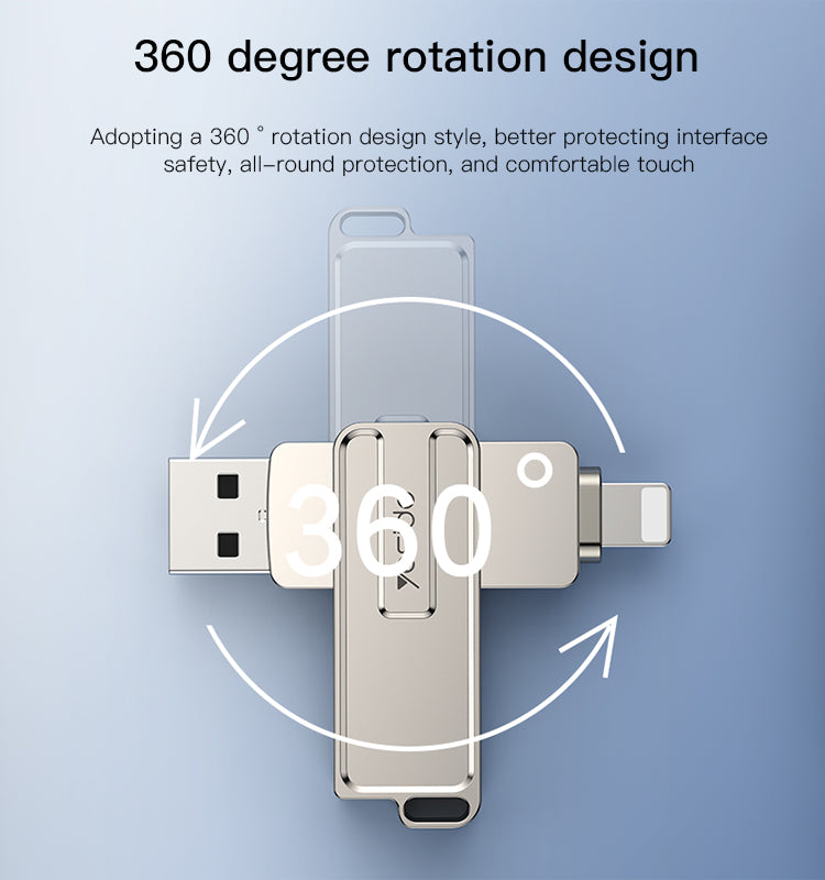2 in 1  Lightning, USB-A,adapter memory stick FL16