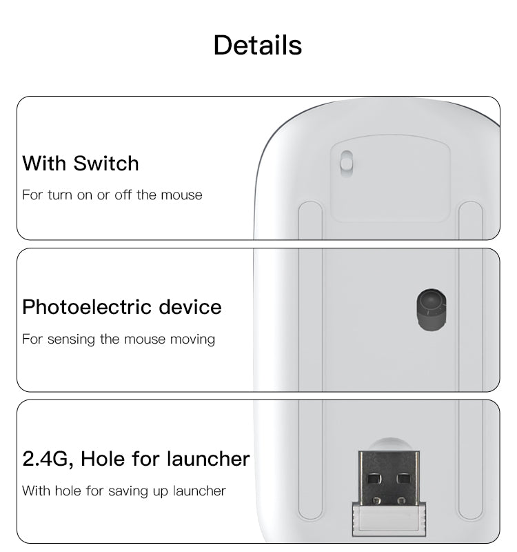 Mouse YESIDO KB15 WHITE