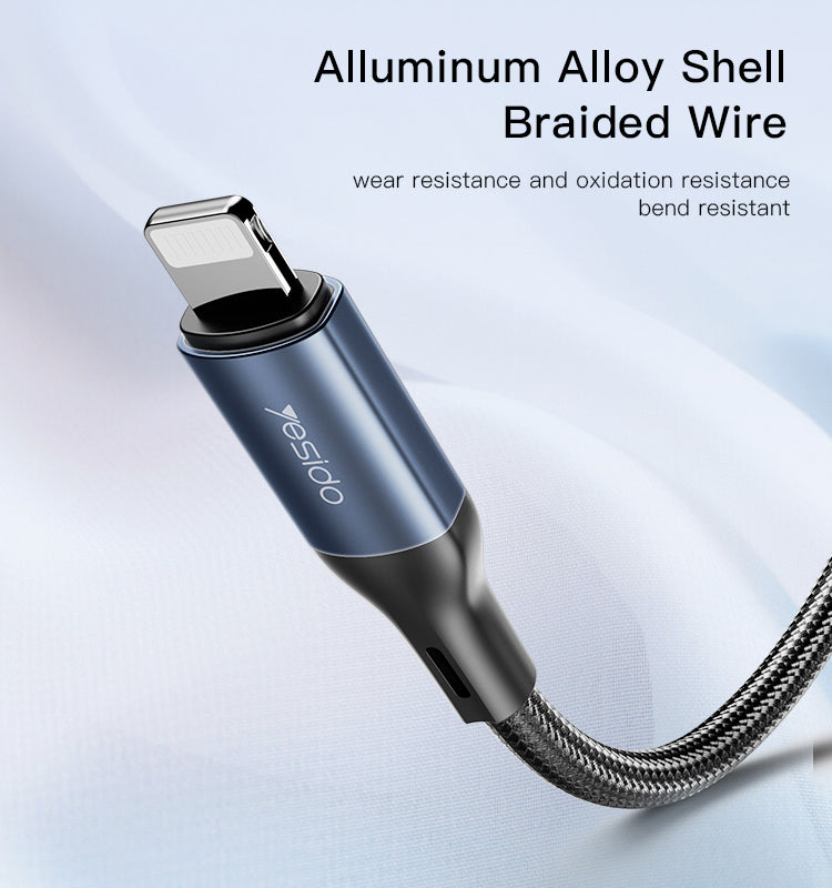 Aux cable YESIDO YAU35 BLACK