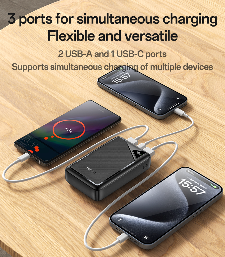 Power bank YESIDO YP81 BLACK