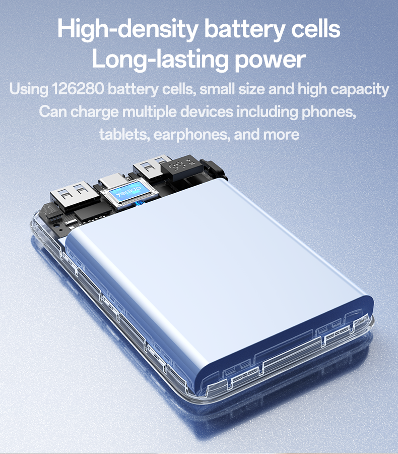 Power bank YESIDO YP81 BLACK