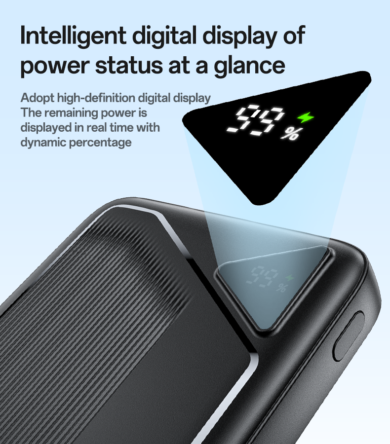Power bank YESIDO YP85 BLACK