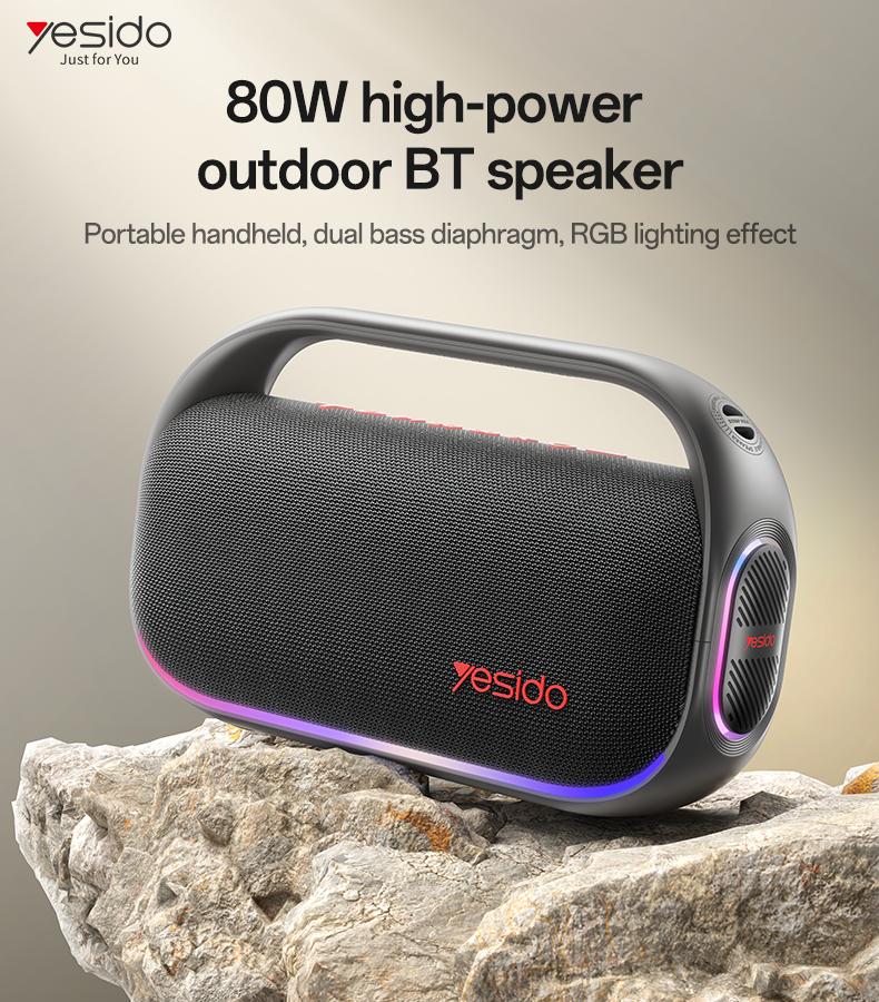 SPEAKER YESIDO YSW31 BLACK