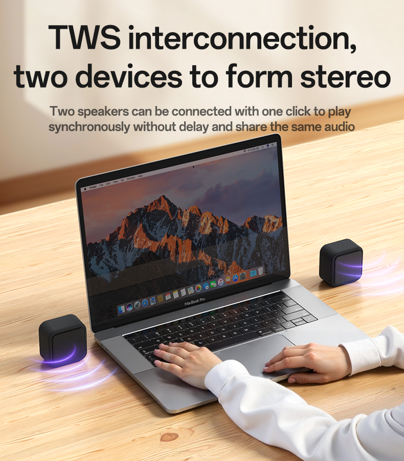 SPEAKER YESIDO YSW35 BLACK