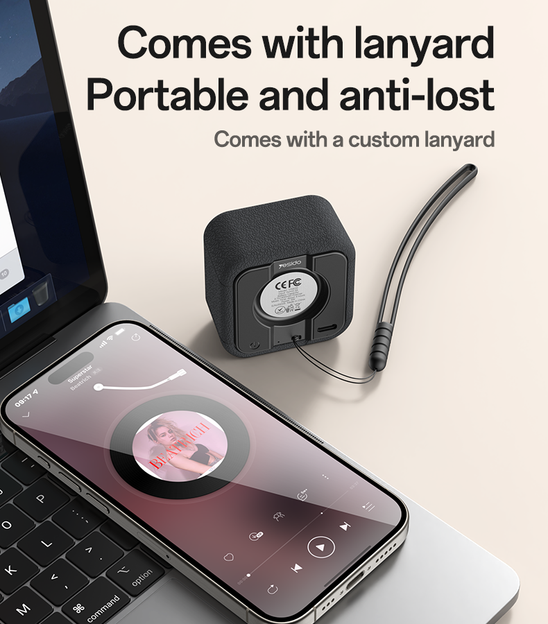 SPEAKER YESIDO YSW35 BLACK