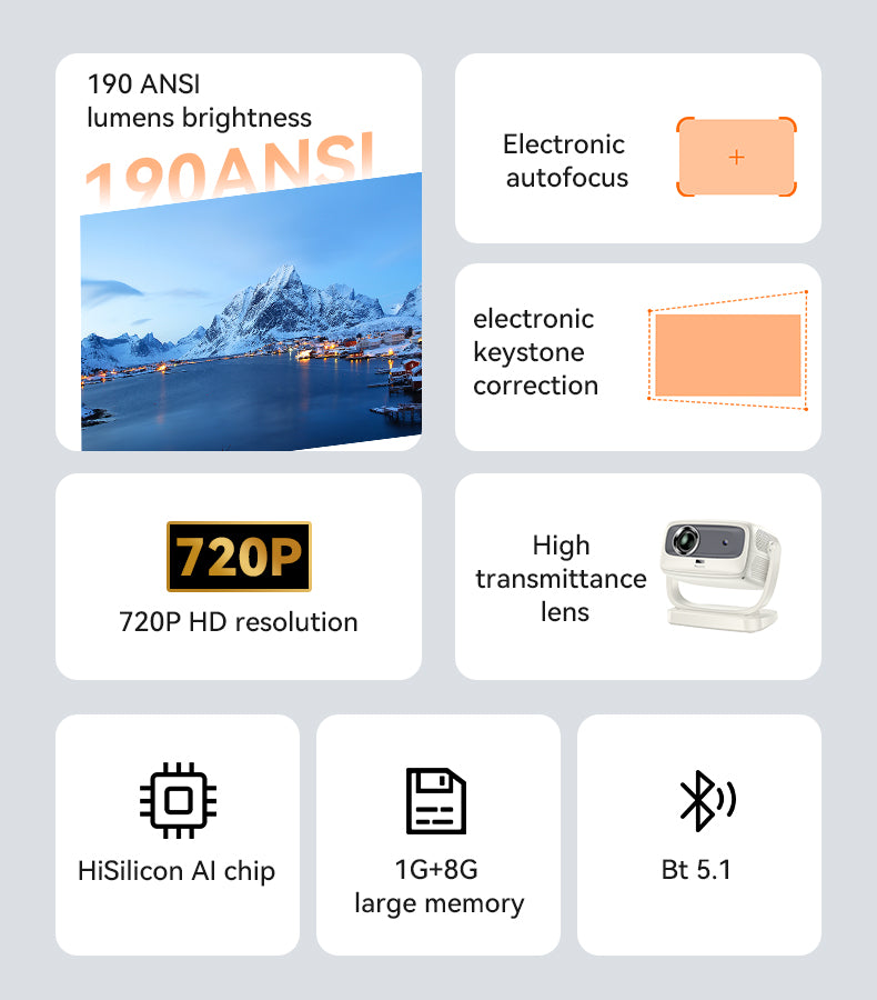 Projector  YESIDO TV13 white