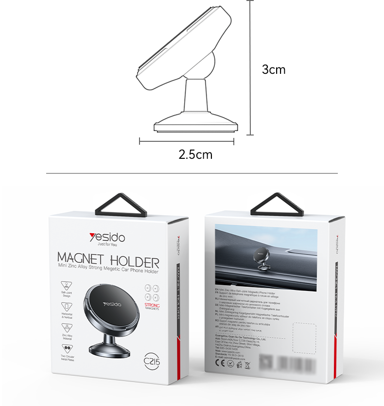 HOLDER YESIDO C215 Black