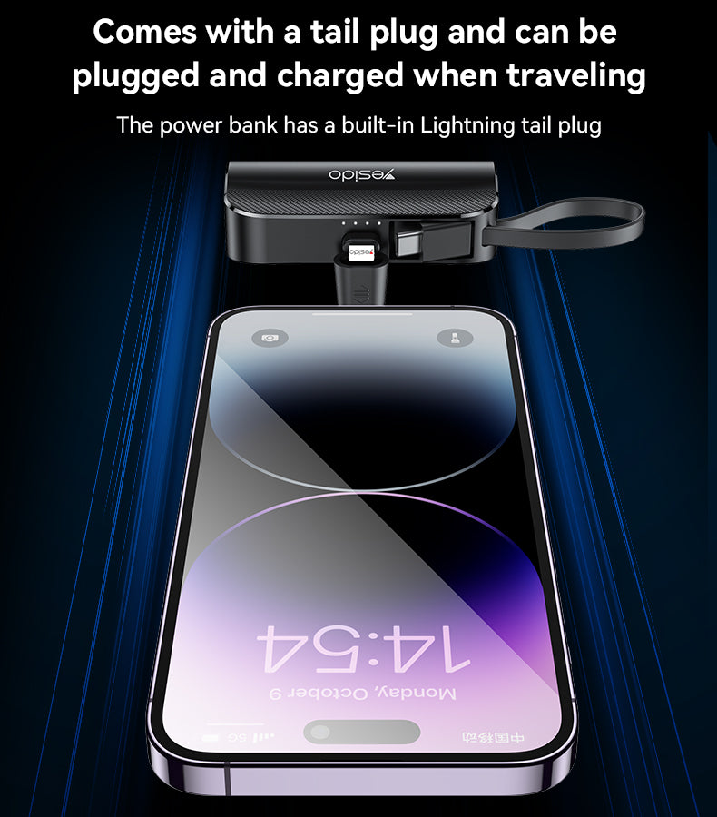 Power bank YESIDO YP68 BlACK