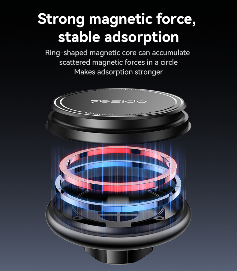 Magsafe design base 360 rotating sticky magnetic holder C220