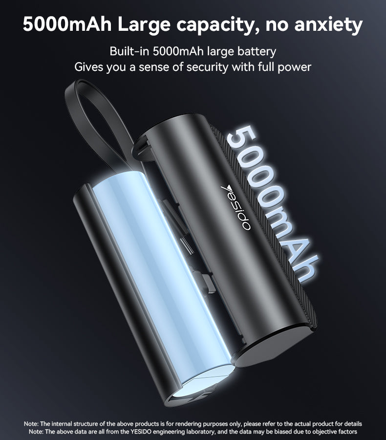 Power bank YESIDO YP68 BlACK
