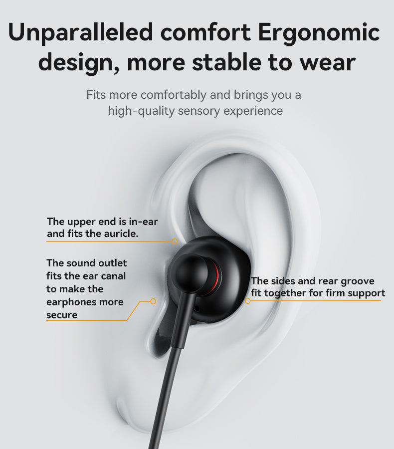 EARPHONE YESIDO YH49 BLACK