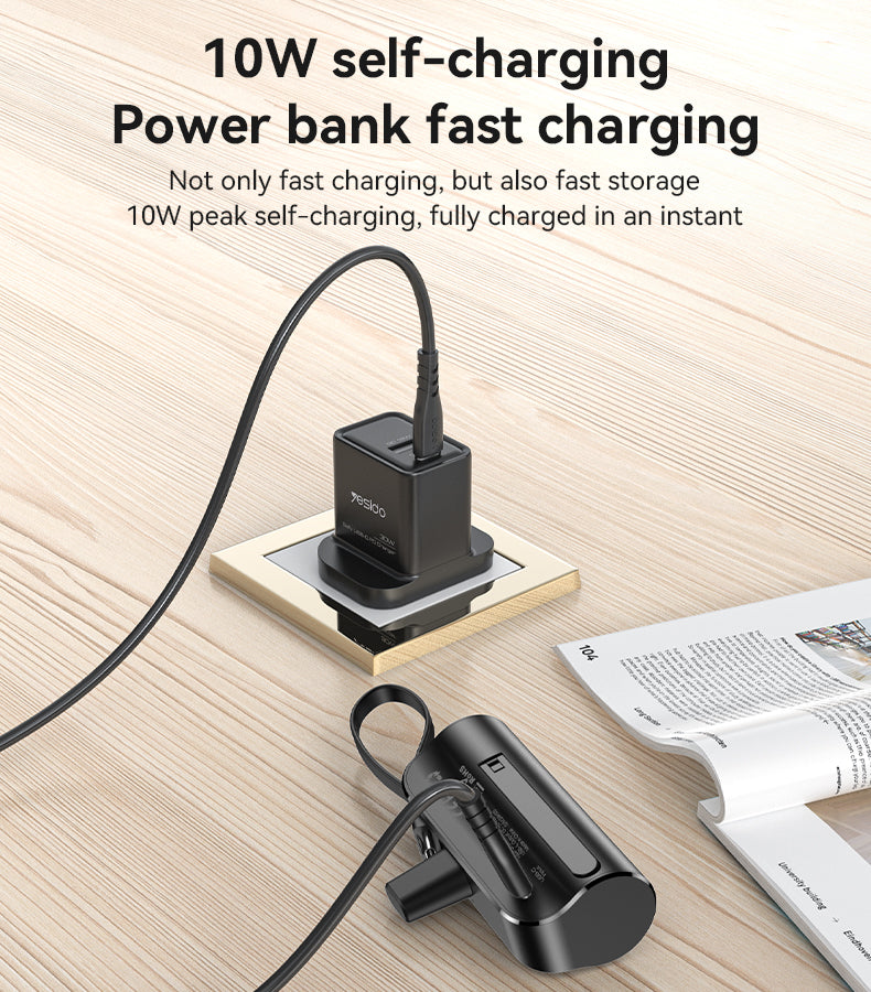 Power bank YESIDO YP68 BlACK