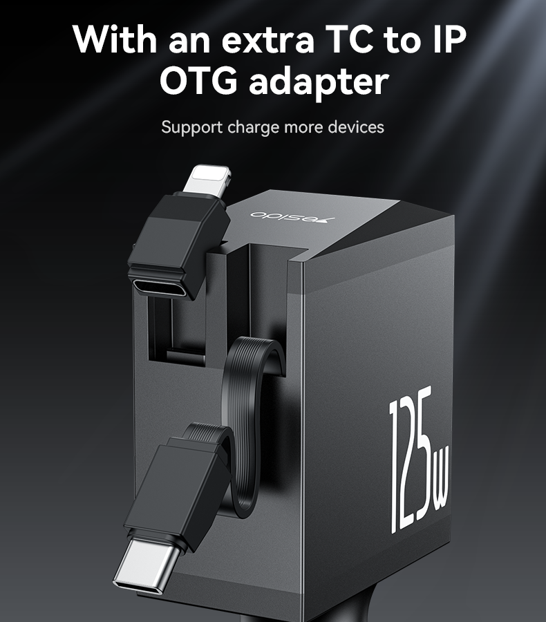 CAR CHARGER YESIDO Y71 Black