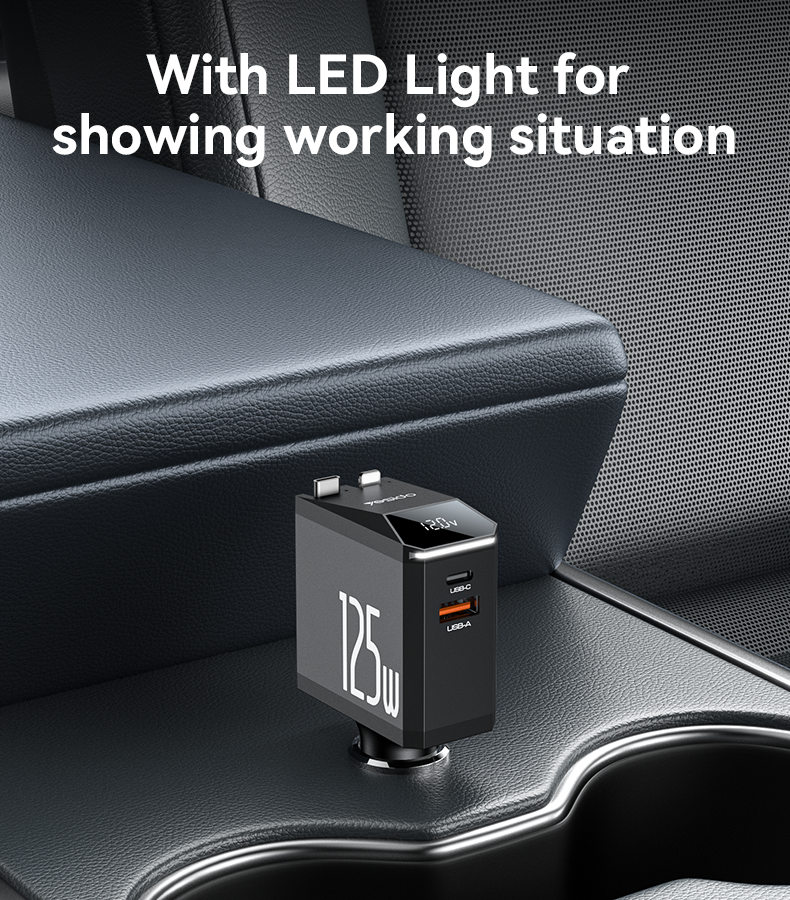 CAR CHARGER YESIDO Y71 Black