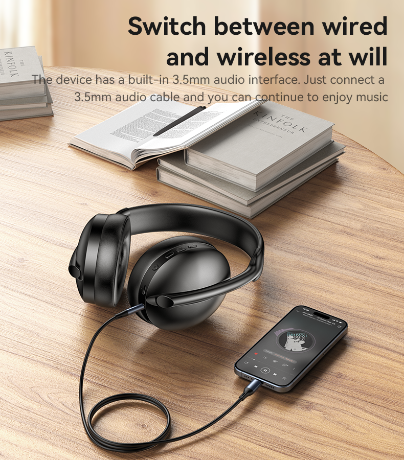 HEADSET YESIDO EP08 BLACK