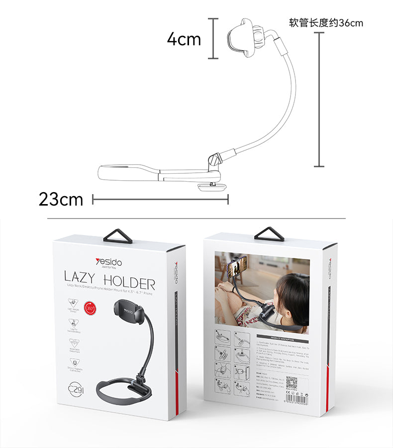 HOLDER YESIDO C291 Black
