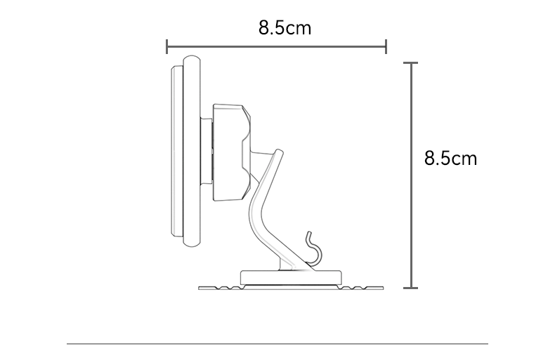 Magsafe design base 360 rotating sticky magnetic holder C220
