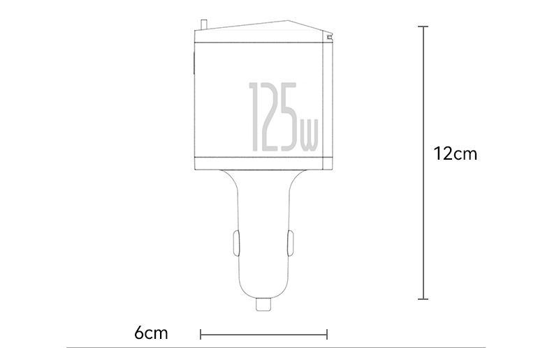 CAR CHARGER YESIDO Y71 Black