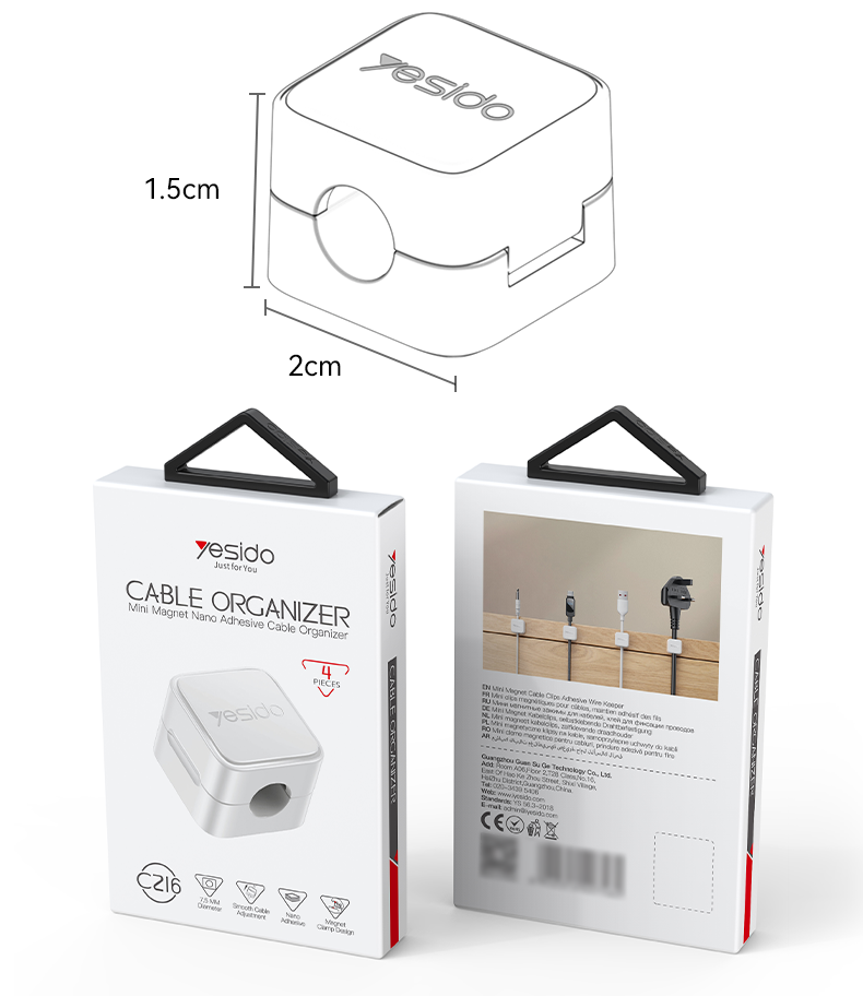 Data cable organizer C216 W