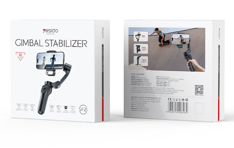SELFIE STICK YESIDO SF21 BLACK