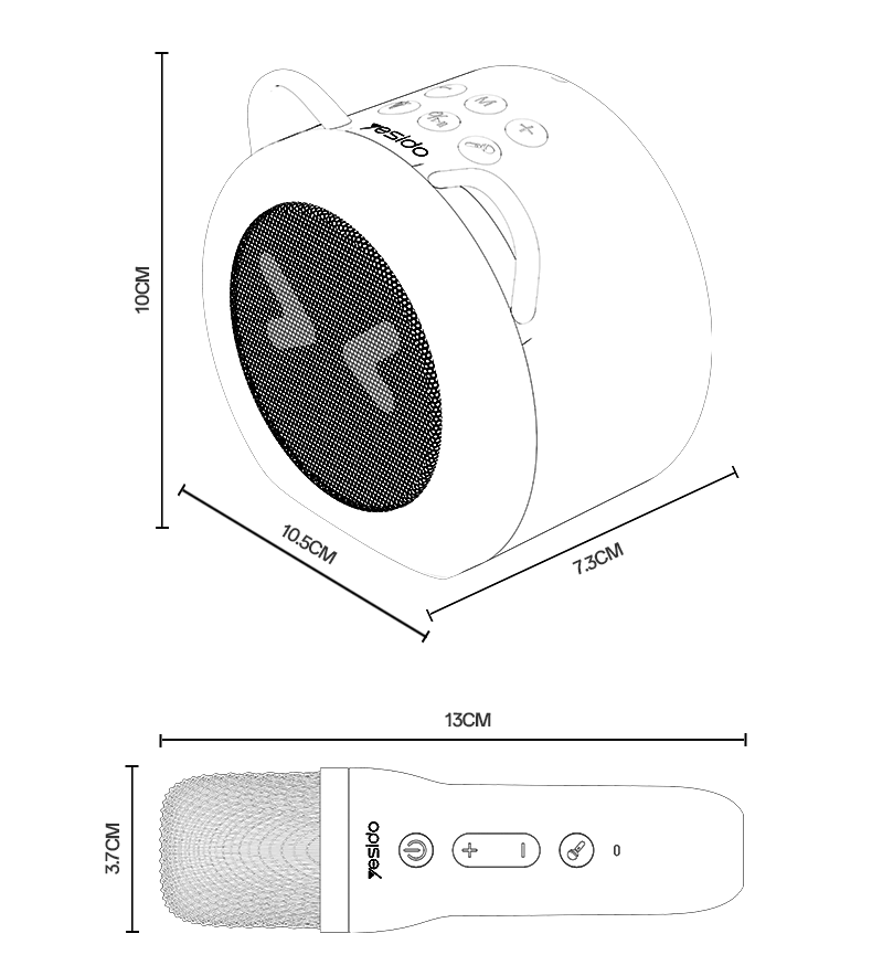 SPEAKER YESIDO YSW36 WHITE