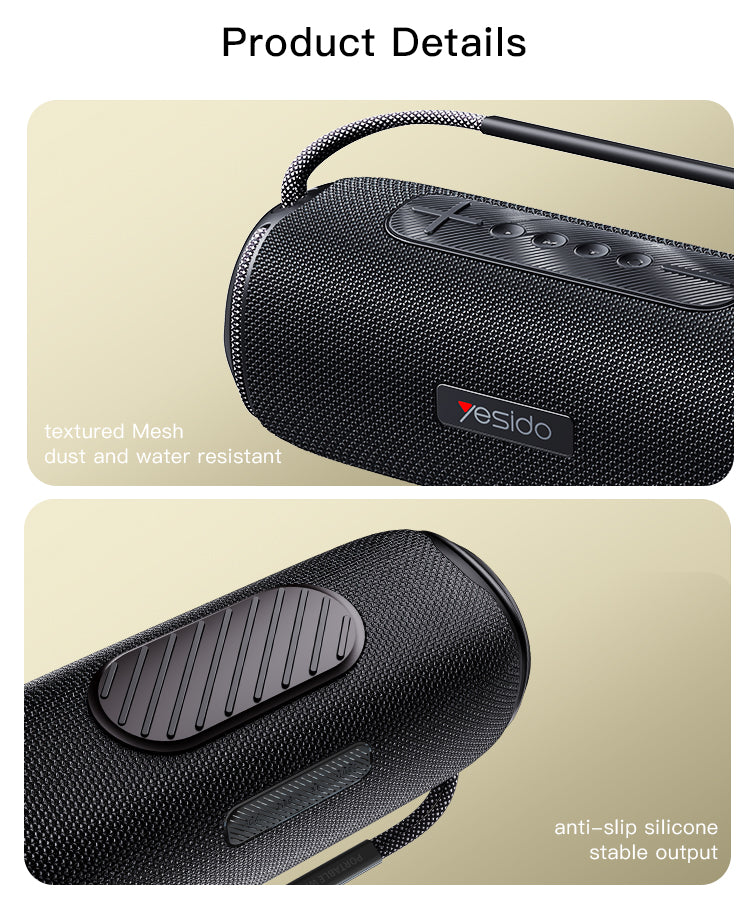 SPEAKER YESIDO YSW11 BLACK