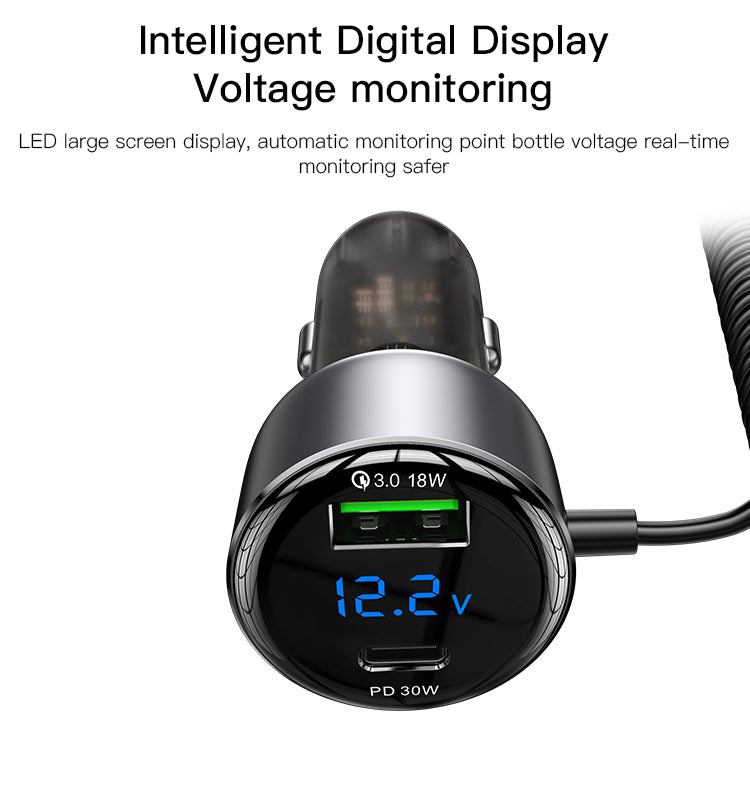 Car charger YESIDO Y58 BLACK