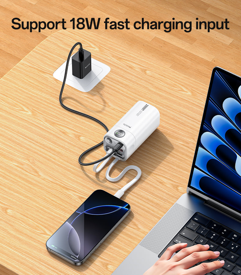 Power bank YESIDO YP86 WHITE