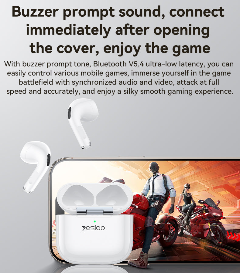 AIRPOD YESIDO TWS32 White