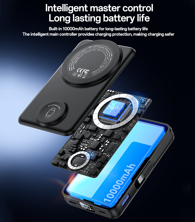 Power bank YESIDO YP79 BLACK