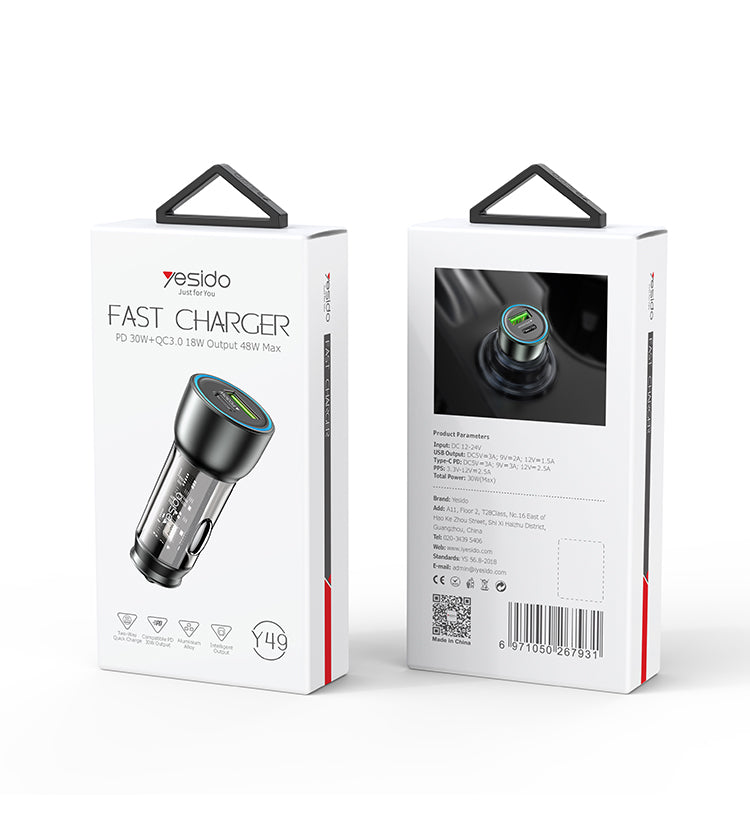 Fast car charger Y49