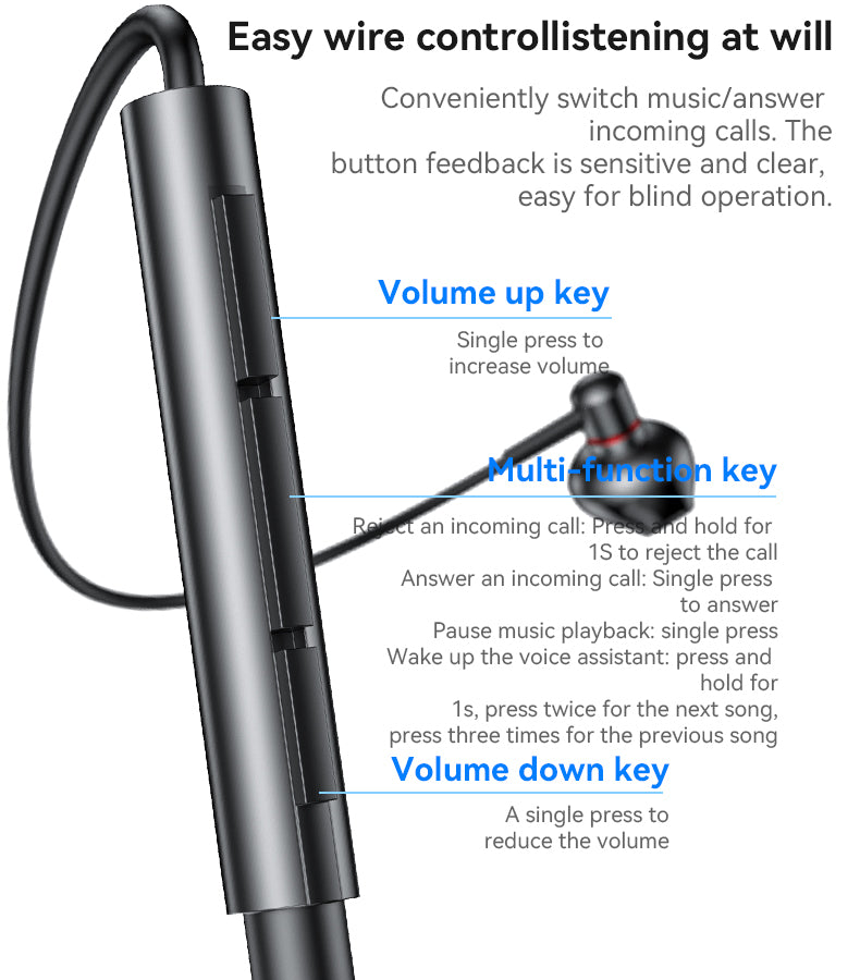 EARPHONE YESIDO YH48 Black