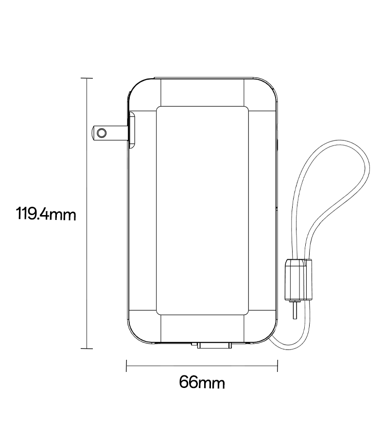 Power bank YESIDO YP90E GRAY