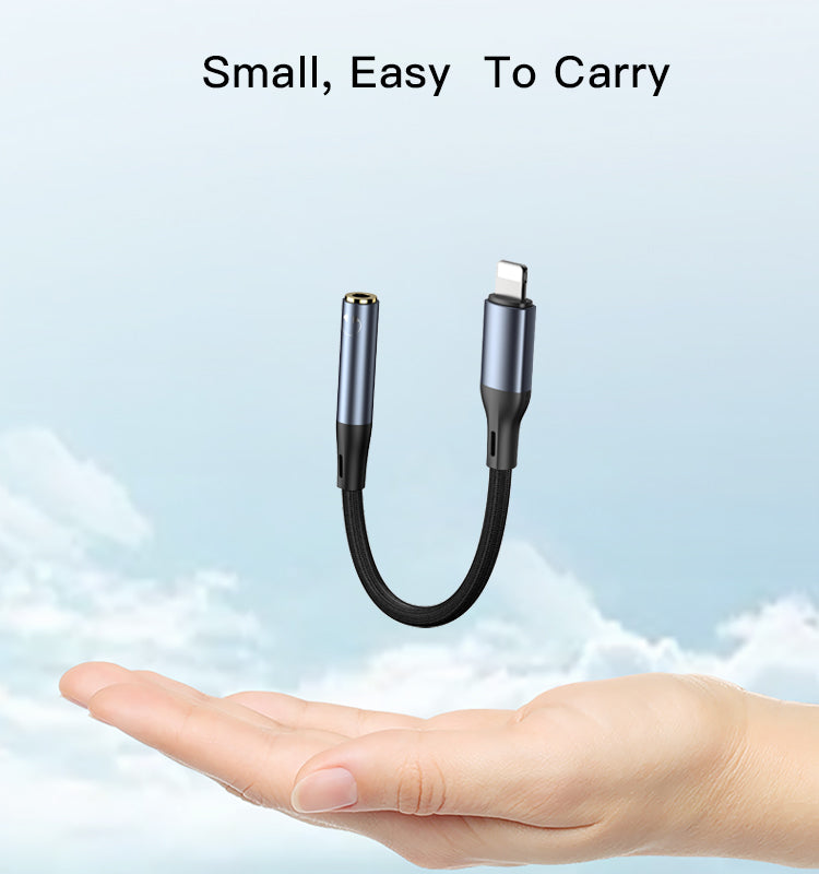 Aux cable YESIDO YAU37 BLACK