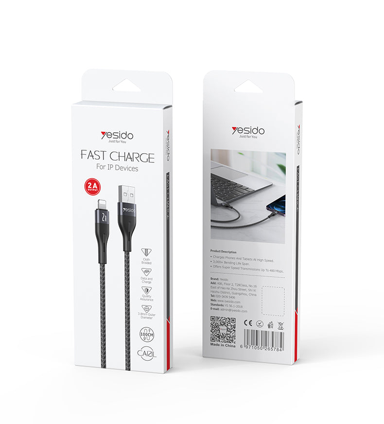 CABLE YESIDO CA121C BLACK