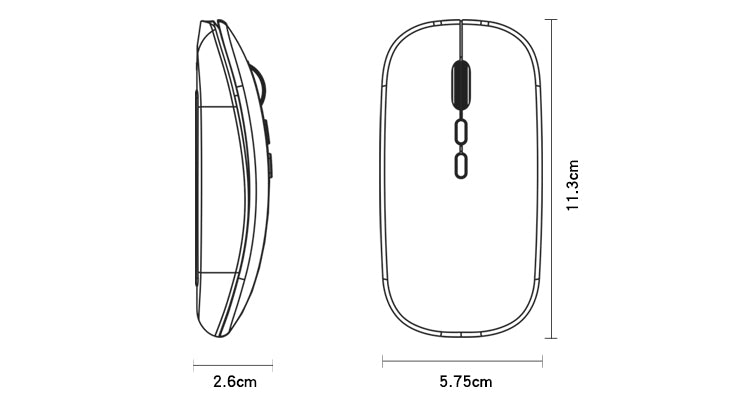 Mouse YESIDO KB15 WHITE