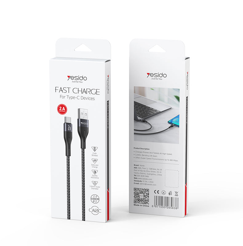CABLE YESIDO CA121C BLACK