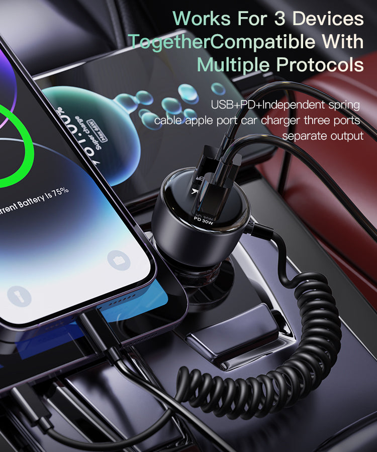 Car charger YESIDO Y57 BLACK