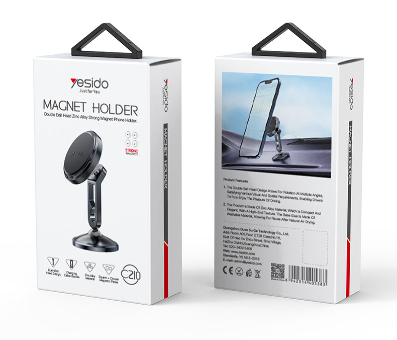 HOLDER YESIDO C210 BLACK